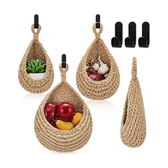 Hanging Wall Basket Set