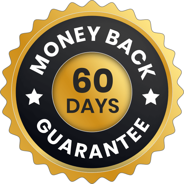 ProDentim 60-day guarantee graphic supplied by the provider