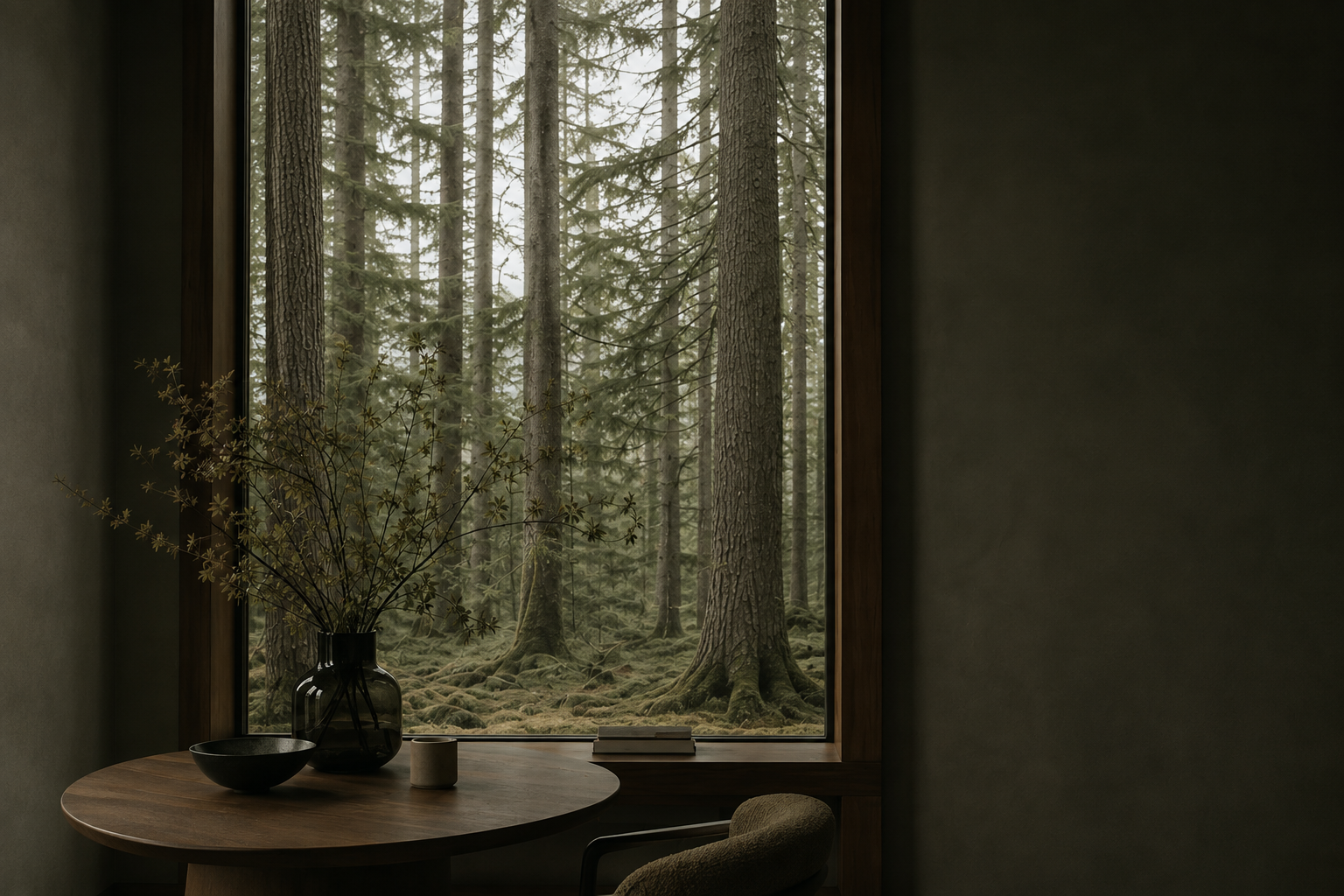 Warm living room styled with soft neutral textures